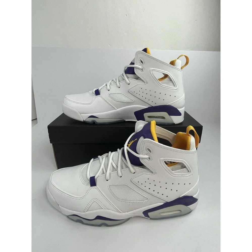 Nike Air Jordan Men's 9 Flight Club '91 'Lakers' Shoes Sneakers DC7329-105
